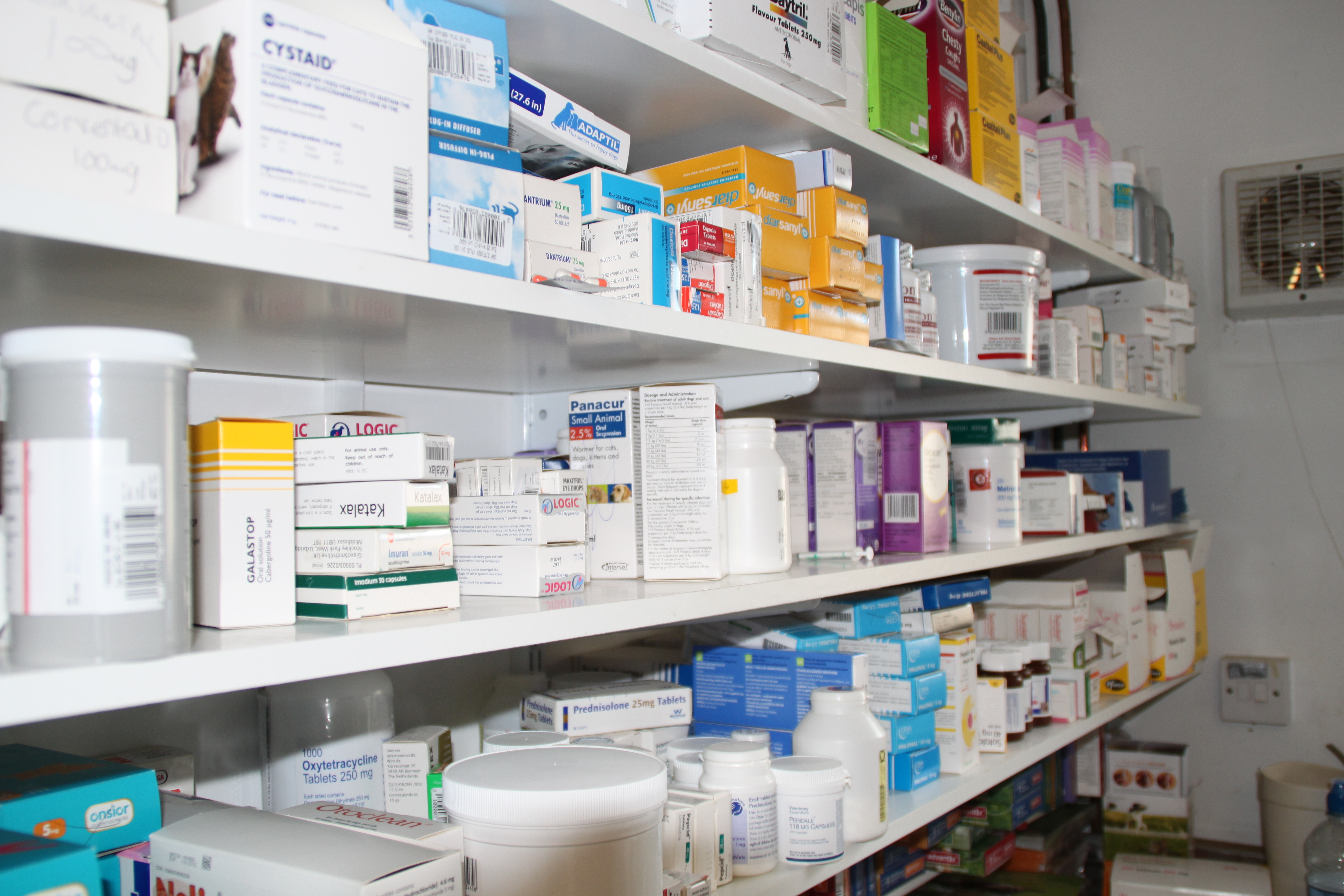 Our well-stocked dispensary